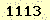 請輸入此驗證碼 : 1113