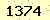 請輸入此驗證碼 : 1374
