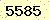 請輸入此驗證碼 : 5585