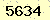請輸入此驗證碼 : 5634